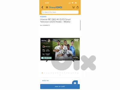 Hisense TV 98 inch New from Dubai - Unopened Hisense TV 98 inch New from Dubai - Unopened