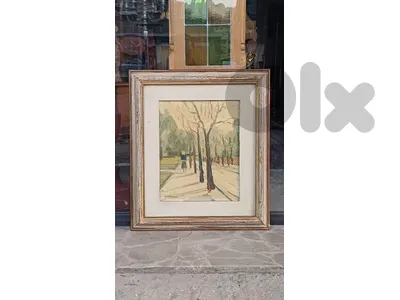 لوحة رسم زيتي اوروبية