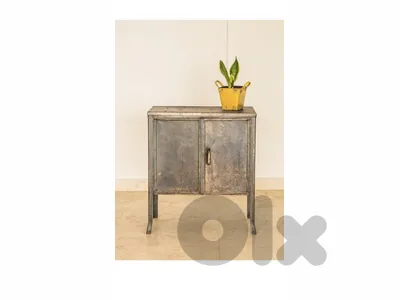 authentic french industrial vintage cabinet