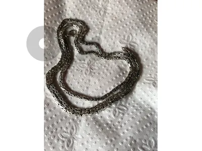 سنسال فضه925 مشغول و مزغراف الوزن 17.50 و ناعم