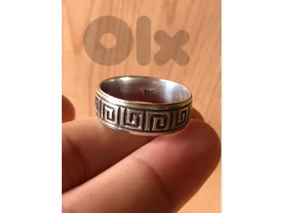 خاتم فضه 925 فيرزاتشي مزغراف و مشغول