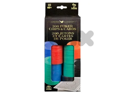 Cardinal Classics 200 Poker Chips Set Playing Cards