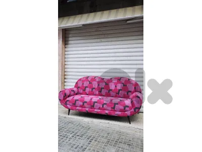 mid century couch renovated كنباية من الخمسينات