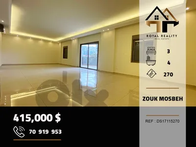 apartments for sale in zouk mosbeh keserouanشقق للبيع في ذوق مصبح كسروان