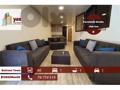 Batroun Town 60m2 | Furnished Chalet | Rent | Prime Location | MCH