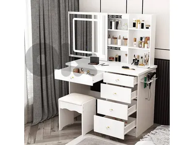 FUFU&GAGA Large Vanity Desk Makeup