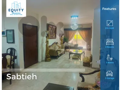 195SQM Apartment With 40 Terrace For Sale In Sabtiehشقة للبيع#JS417181