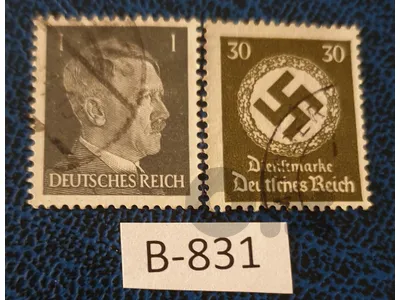 Germany Reich Nazi Hitler WWII stamps Lot # B-831