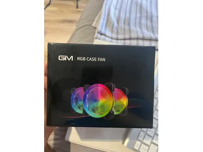 GIM 3 pack RGB Computer Case Fans + USB Hub
