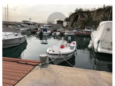 Boat Mooring space at Aqua Marina . موقف قارب في اكوا مارينا طبرجا