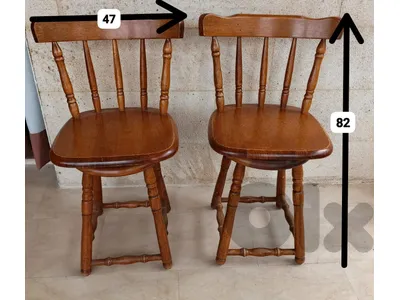 chairs oak 2pieces