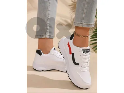 New Woman Casual & Comfortable White Sneakers