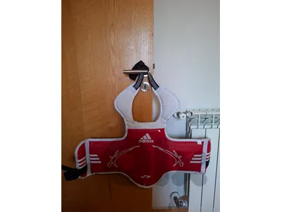 Taekwondo chest guard adidas child size XS + Groin guard size S + free helmet