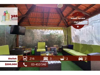 Sheileh 216m2 | 140m2 Terrace | Prime Location | HIgh End | TO