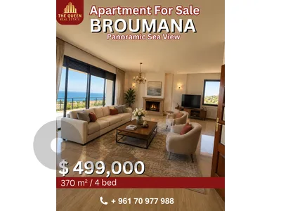 broumana sea view appartment for sale