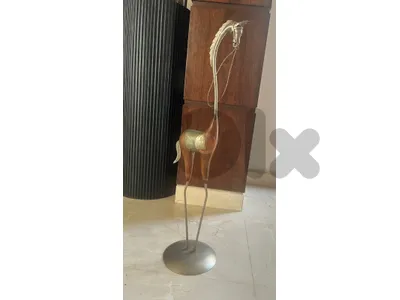 horse in metal and wood قطعة فنية