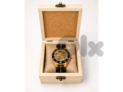 Luxury Skeleton Wooden Watch for Men | Automatic Style