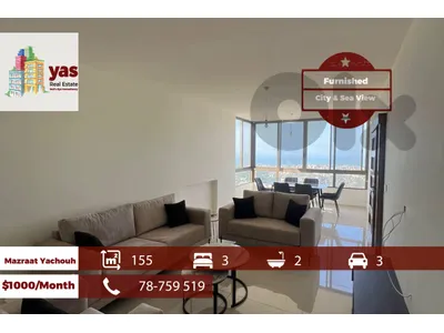 Mazraat Yachouh 155m2 | Furnished | Rent | Astonishing View | PM