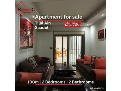 Furnished/Terrace Tilal Ain Saadeh شقة مع تراس/مفروشة تلال عين سعادة