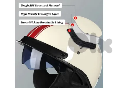 vintage motorcycle helmet