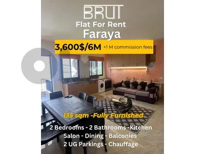 135 sqm for Rent in Faraya Village summer season!