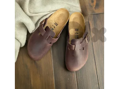 original Birkenstock Boston Brown Leather