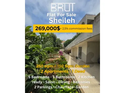 Furnished Apartment for sale in sheileh
2 seperated apartments 1 deed Furnished Apartment for sale in sheileh
2 seperated apartments 1 deed