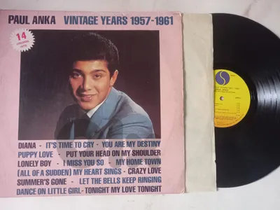 Paul Anka – Paul Anka Vintage Years 1957 - 1961 vinyl compilation