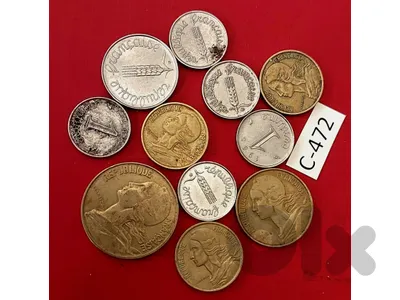 France 1960' x 11 coins Lot # C-472