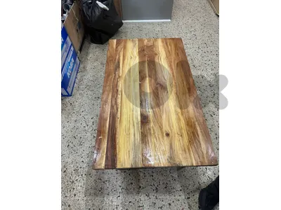 Handmade Indian teak wood coffee table