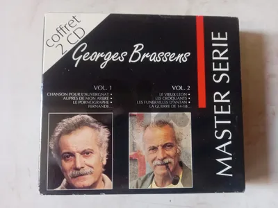 Georges Brassens double feature vol 1 & 2 CDs