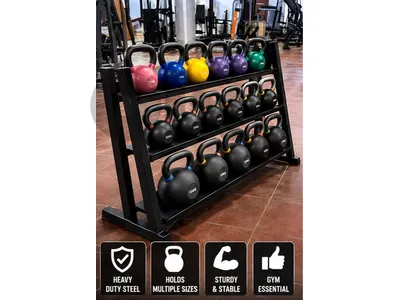 Kettle bell stand like new heavy duty very good quality