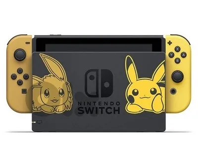 Limited Edition Super Rare Nintendo Switch 1 Let’s go Pikachu Edition with screen protector already applied 240 USD