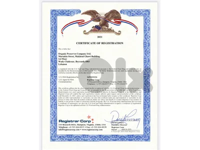 FDA Registered Food Import & Export Company for Sale
