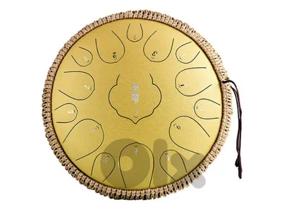 HUASHU THS 15 inches 12 notes Carbon Steel Tongue Drum