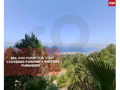 Sea and mountain view, Furnished, 1 covered parking + visitors ,Adma -Keserwan/ أدما REF#HW136907