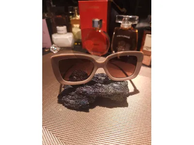 CHANEL Oversized half cat eye sunglasses