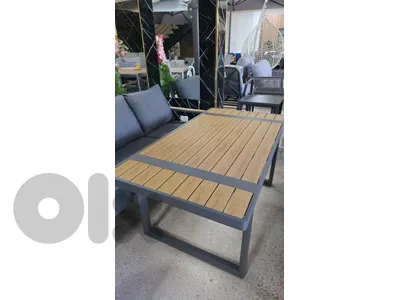 Aluminium set with high table طقم الومينيوم مع طاولة عالية
