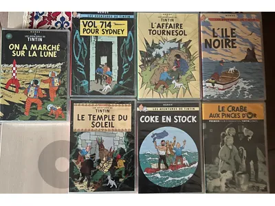 Lot de 7 DVD - Les Aventures de Tintin (Hergé) - Neufs et ScellésDescription du produit :Vends un magnifique lot de 7 DVD de la célèbre série animée Les Aventures de Tintin, d'après l'œuvre d'Hergé. I