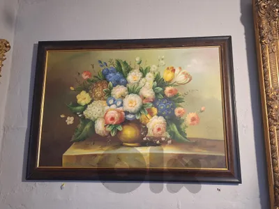 oil painting on canvas