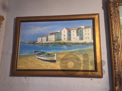 oil painting on canvas