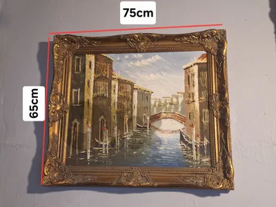 oil painting on canvas