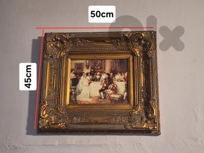 antique old painting