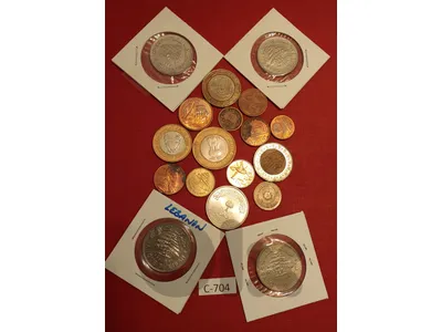 Various old 18 coins 1962-1990's Lot# C-704