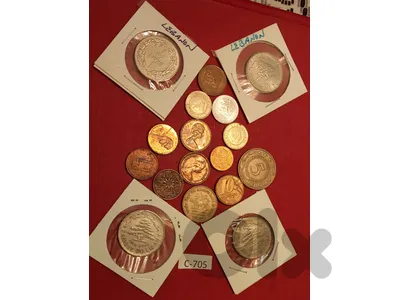 Various old 17 coins 1970-1990's Lot# C-705
