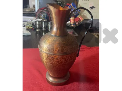 Copper jug vase 40cm
