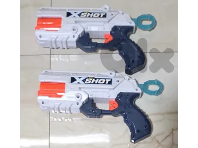 2x X-Shot pump blaster (Double pack)