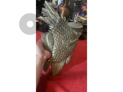 Brass silver fish