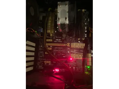asus z87 pro motherboard with core i7 4770 and 16 gb ram and cooler