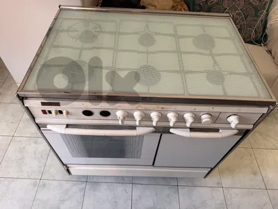Gas stove with oven